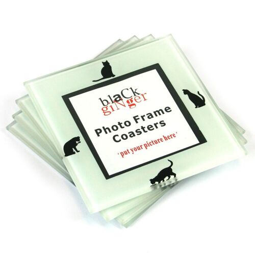 S-4 Photo Coasters â€“ Cats