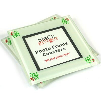 S-2 Photo Coasters â€“ Mistletoe