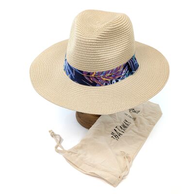 Cappello pieghevole Panama tropicale