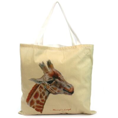 Borsa per la spesa a spalla - Giraffa (design di artisti britannici)