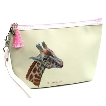 Trousse de toilette - Girafe (conception d'un artiste britannique)