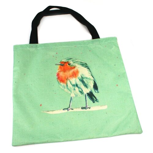 Shoulder-Shopping Bag - Robin (British Artist's Design)