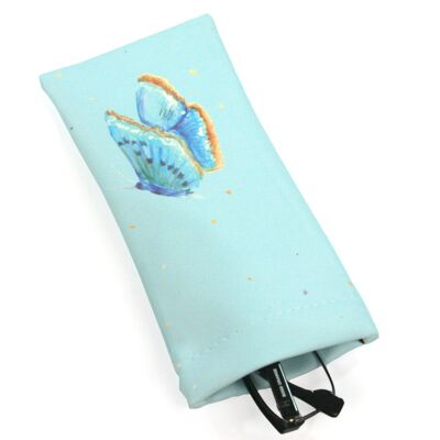 Glasses Case - Blue Butterfly (British Artist's Design)