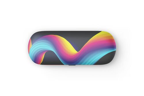Neon Wave - Hard Glasses Case (Exclusive Design)