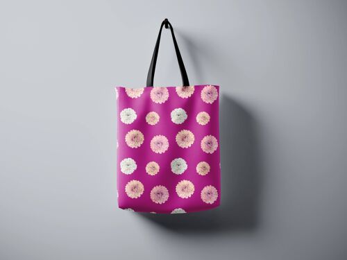 Pink Dahlia Shoulder Bag - Exclusive Design