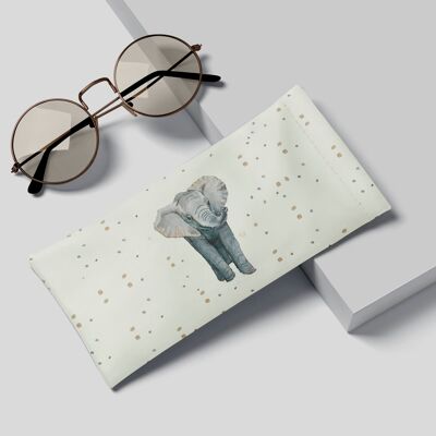 Estuche para gafas Ellie The Elephant (diseño de artistas británicos)