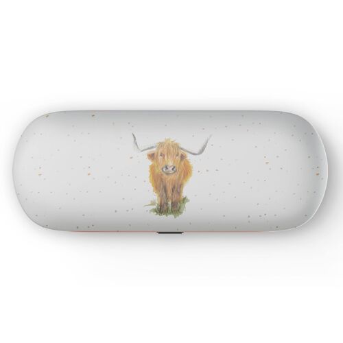 Highland Cow Hard Glasses Case (British Artists Design)
