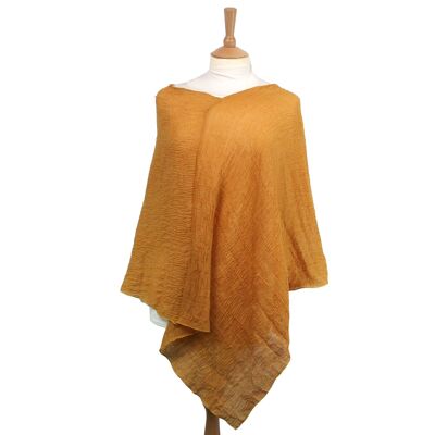 Light Poncho - Mustard