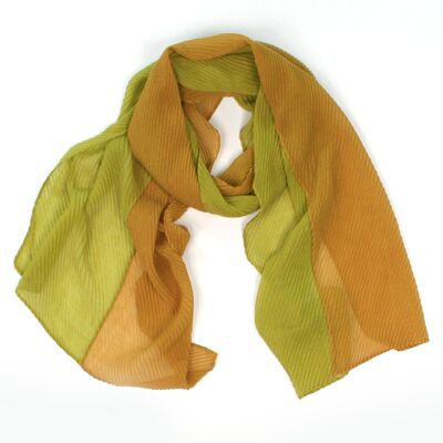 Sagres - Two Tone Crinkle Scarf - Yellows (50x180cm)