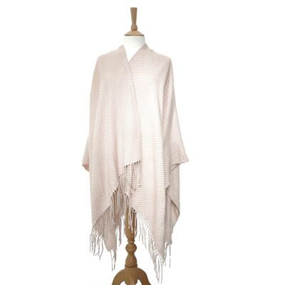 Winter Warmer Wrap - Soft Pink (130x135cm)