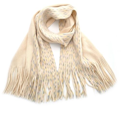 Avdan - Flecked Thick Scarf - Warm White (40x200cm)