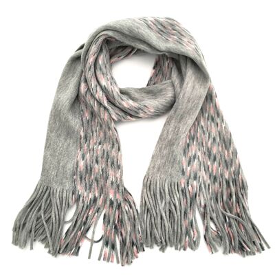 Avdan - Flecked Thick Scarf - Dove Grey (40x200cm)