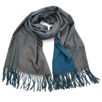 Corum - Pashmina Stye Shimmer Scarf - Sparkle Pewter (70x180cm)