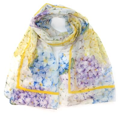 Maizy - Hydrangea Scarf (50x180cm) - Sunshine Yellow