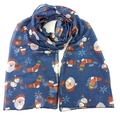 Accogliente sciarpa natalizia - Design esclusivo (50x180 cm)
