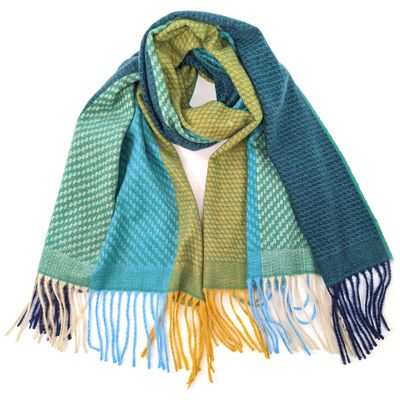 Nenet - Thick Lined Scarf - Cosy Mojito