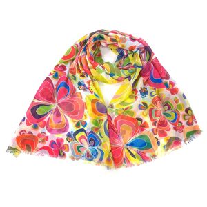 Freya - Foulard Fleurs Rétro - Multicolore (50x180cm)