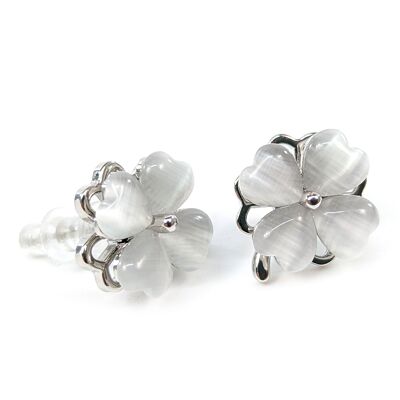 Spinning Flower Stud Earrings