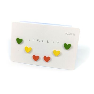 Flurry of Heart Stud Earrings