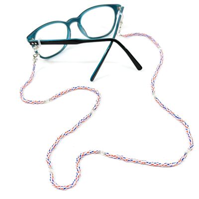 Cadena de gafas - Cuenta de semilla lila