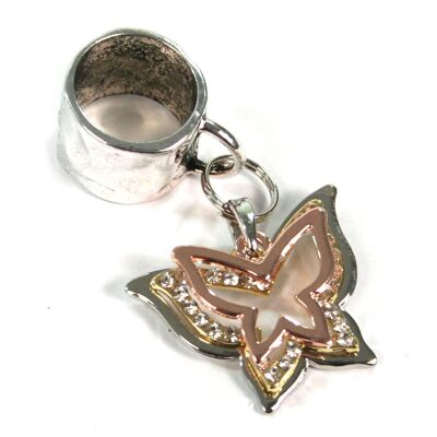 Diamante Butterfly Design Scarf Jewellery