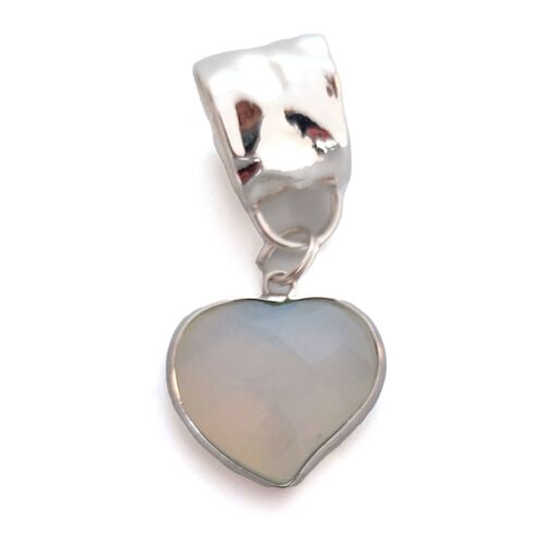 Opal Heart Scarf Jewellery