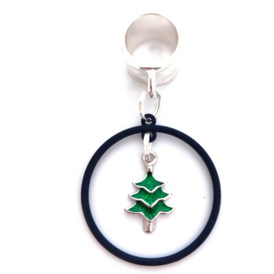 Appendere i gioielli della sciarpa dell'albero di Natale
