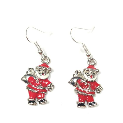 Santa Earrings