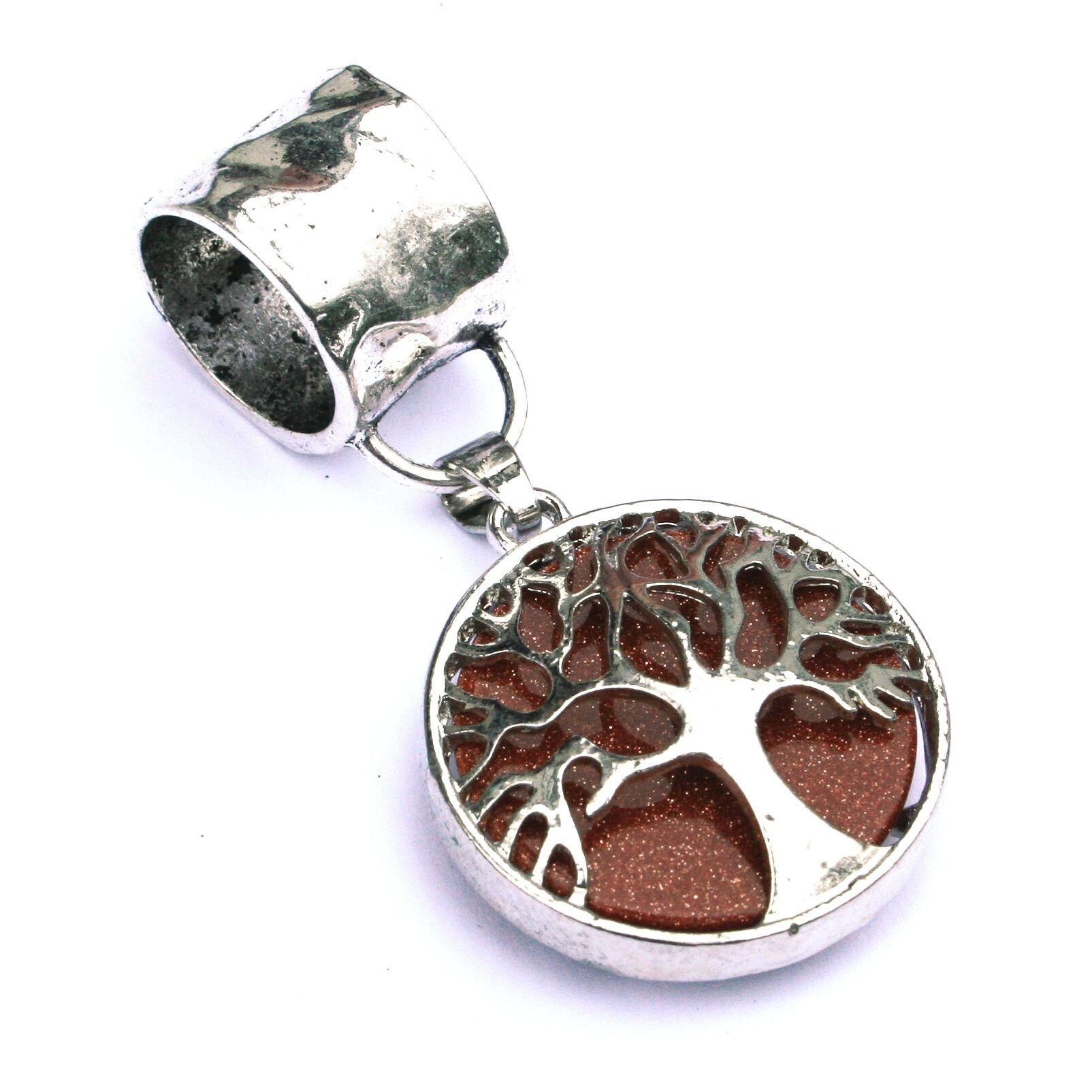 Scarf Jewellery - Tree of Life Golden Sandstone