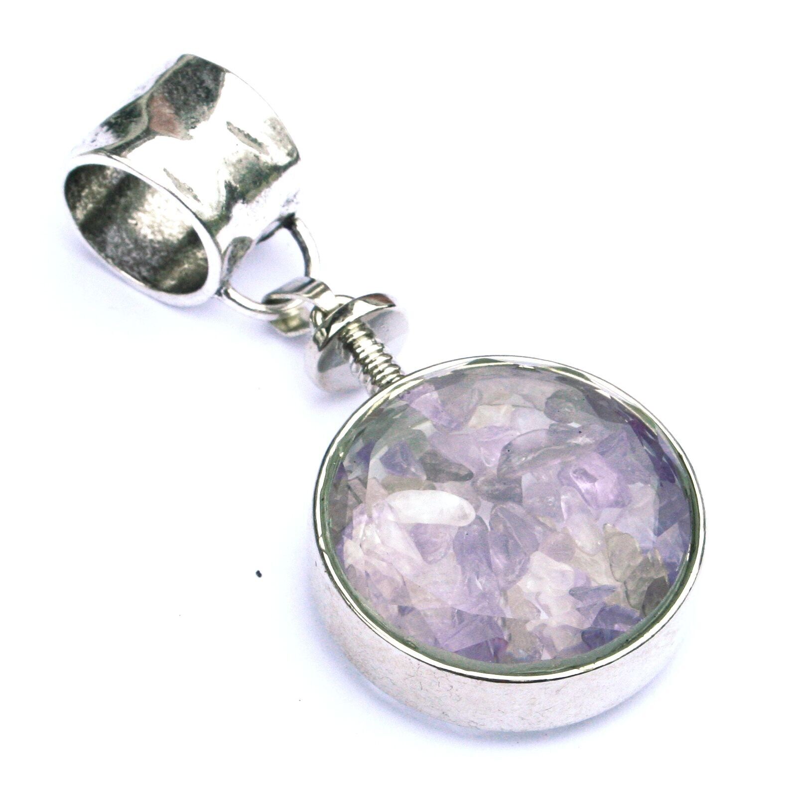 Gioielli Sciarpa - Medaglione Tascabile Ametista