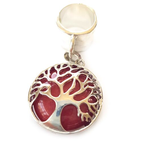 Red Sandstone Tree of Life Scarf Jewellery