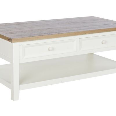 TABLE DE CENTRE PAULOWNIA 114X60X46 2CAJ, BEIGE MB208017