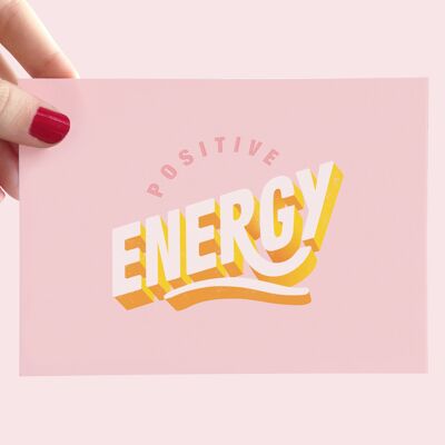 Positive Energie - Postkarte