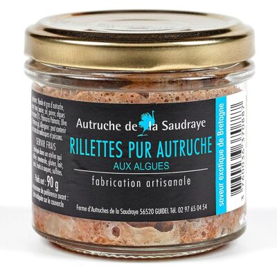Pure Ostrich Rillettes with Seaweed – 90 g