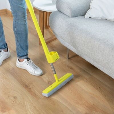 WRINGOP: Mop with 2 in 1 Auto Wringing Sponge with 360° Rotating Head