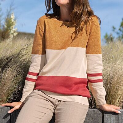 Women's striped sweater