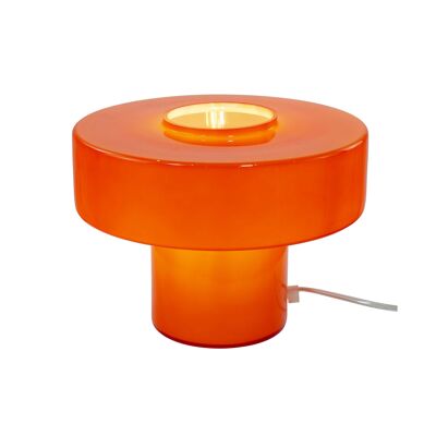 Foza colored glass and retro style table lamp
