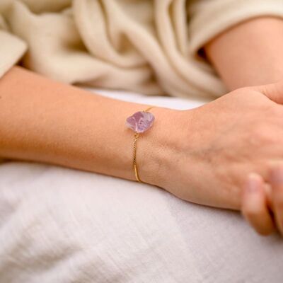 „Kreatives“ Armband aus Amethyst