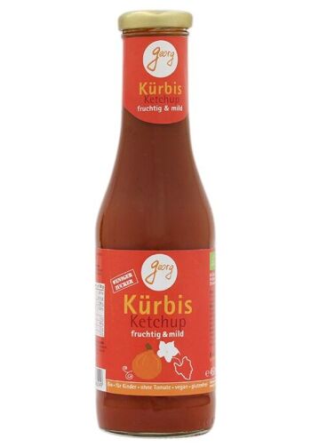 Citrouille ketchup - fruitée, douce - délicieuse, savoureuse même pour les enfants - mais toujours 50 % de sucre en moins