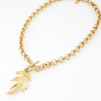 Collier feuille Automne 1