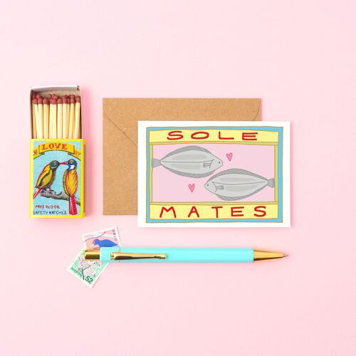 Sole Mates | Wedding Card | Anniversary Card | A7 Mini Card