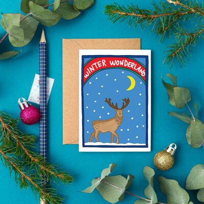 Winter Wonderland | Christmas Card | A7 Mini Card