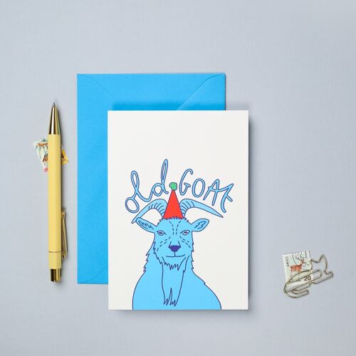 Old Goat Greeting Card | Funny Male Birthday Card