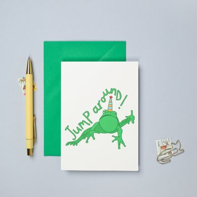 Jump Around Greeting Card | Birthday Card | Congratulations