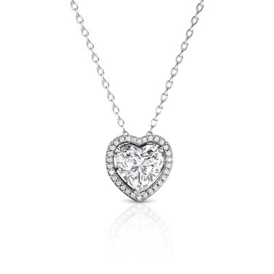 Colgantes Clarity Love - Plata y Cristal