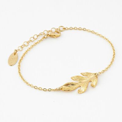 Autumn leaf bracelet