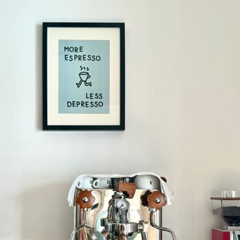 Affiche pour les amateurs de café • Art mural • Affiche de typographie • Affiche de café • Cadeau pour les amateurs de café • Décoration pour café-bar ou café 2