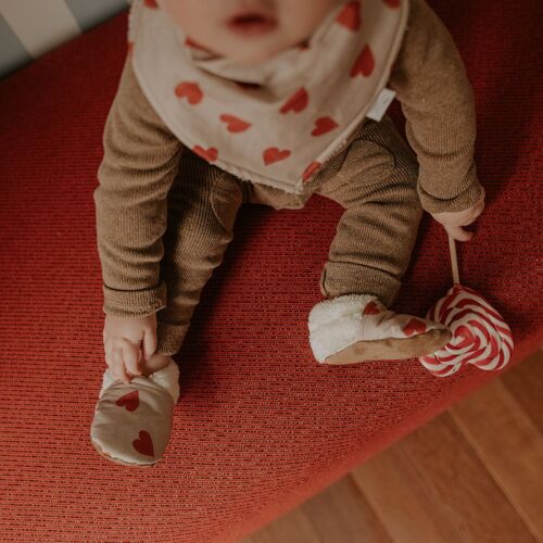 Chaussons COEUR ROUGE ETE