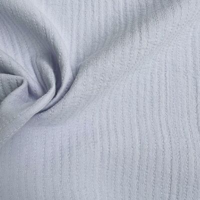 Tela de algodón bordada TWIN - Azul cielo