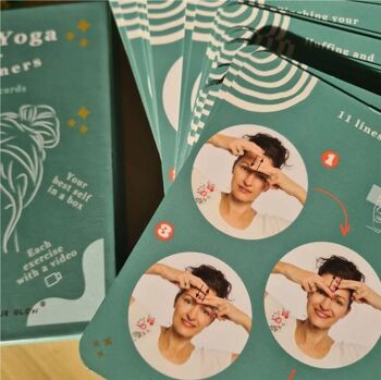 Flashcards de yoga du visage 4